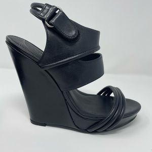 Trouvé Platform leather Wedge Sandals